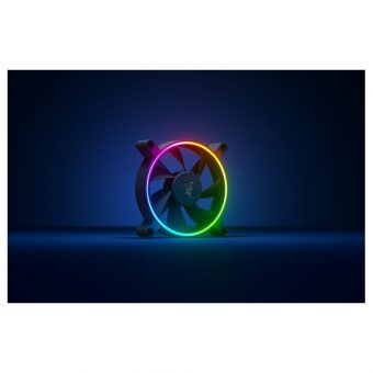 Razer Kunai Chroma 14cm Case Fan PWM ARGB Black 3-Pack RC21-01810200-R3M1 - Image 5