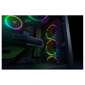 Razer Kunai Chroma 14cm Case Fan PWM ARGB Black 3-Pack RC21-01810200-R3M1 - Image 6