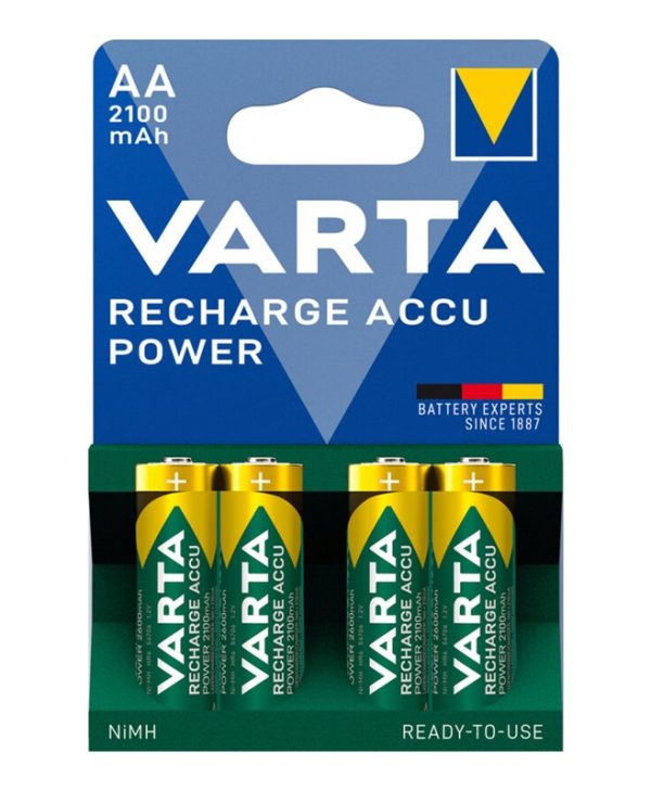 Varta Επαναφορτιζόμενη Μπαταρίες Ready2use R6 AA Ni-MH 2100mAh 4pcs 56706B4 4008496550692