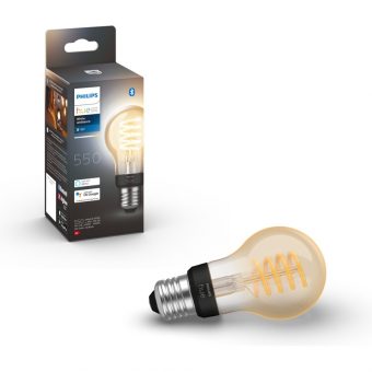 Philips Hue Smart E27 Filament Pear A60 White Ambiance 550lm 7W LPH02734 - Image 3