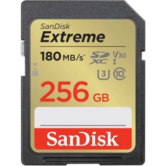 SanDisk Extreme SDXC 256GB Class 10 SDSDXVV-256G-GNCIN