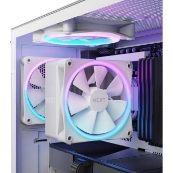NZXT T120 ARGB CPU Air Cooler White RC-TR120-W1 - Image 7