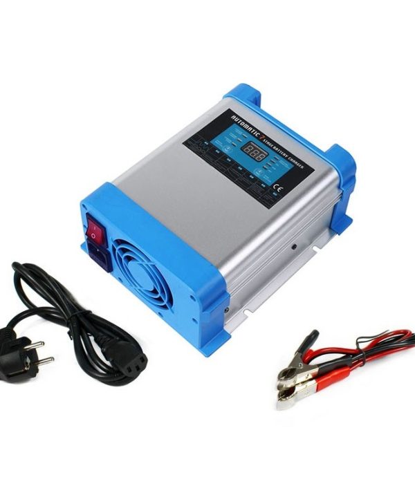 AZO Digital 12V AC Battery Charger BC-40 PRO 40A (230V/12V) 50-400Ah Batteries LCD 7-Stage Charger AZO00D1272