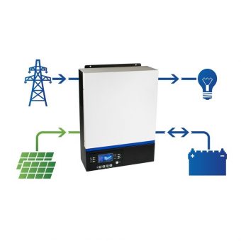 AZO Digital Off-Grid Hybrid Solar Inverter For PV panels ESB 3KW-24 AZO00D1196 - Image 6