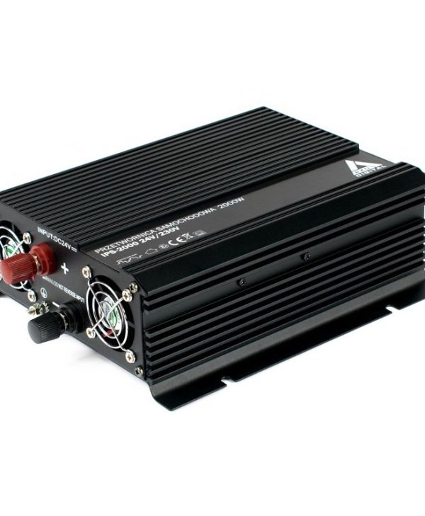 AZO Digital  Automotive Inverter IPS-2000 85% Eff 24VDC to 230VAC 2000W Max AZO00D1120