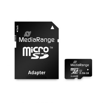 Mediarange MicroSDXC 256GB Class 10 with adapter MR946