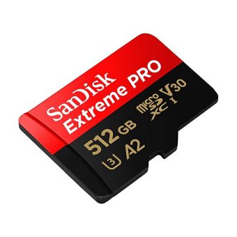 SanDisk Extreme Pro MicroSDXC 512GB UHS-I U3 A2 V30 + SD Adapter SDSQXCD-512G-GN6MA - Image 2