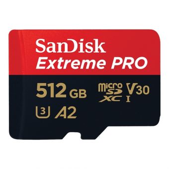 SanDisk Extreme Pro MicroSDXC 512GB UHS-I U3 A2 V30 + SD Adapter SDSQXCD-512G-GN6MA - Image 3
