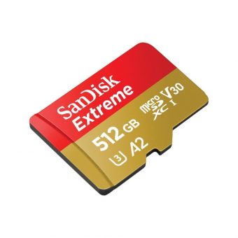 SanDisk Extreme MicroSDXC 512GB UHS-I U3 A2 V30 + SD Adapter SDSQXAV-512G-GN6MA - Image 2