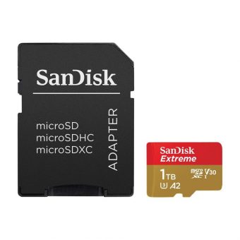 SanDisk Extreme MicroSDXC 1TB UHS-I U3 A1 V30 + SD Adapter SDSQXAV-1T00-GN6MA