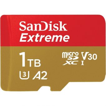 SanDisk Extreme MicroSDXC 1TB UHS-I U3 A1 V30 + SD Adapter SDSQXAV-1T00-GN6MA - Image 3
