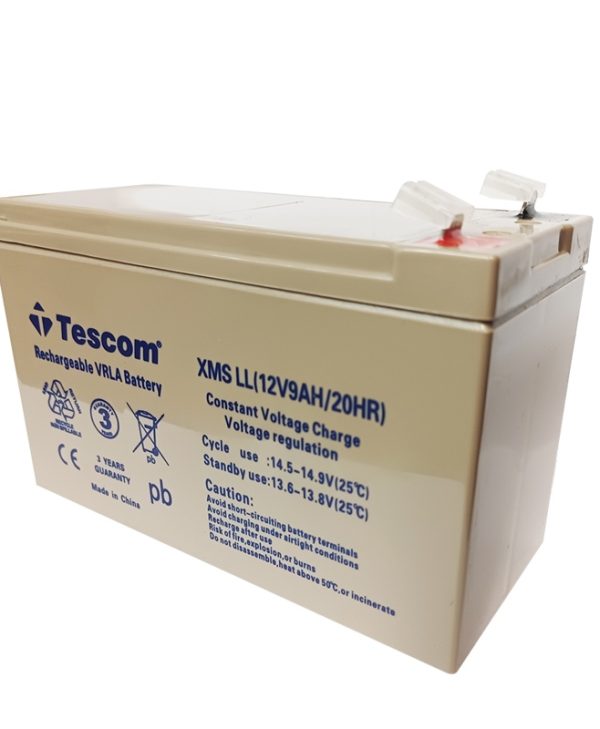 Tescom XMS LL UPS Battery Replacement 12V 9A BAT.0296