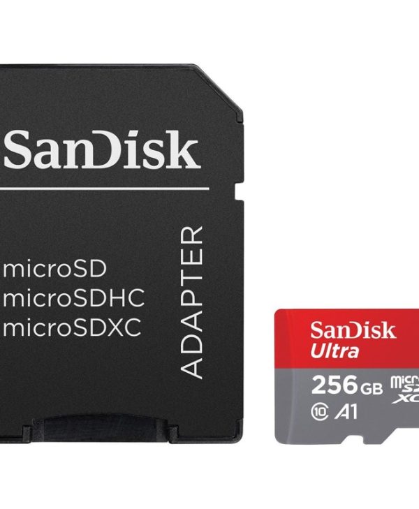 SanDisk Ultra MicroSDXC 256GB UHS-I U1 A1 + SD Adapter SDSQUAC-256G-GN6MA