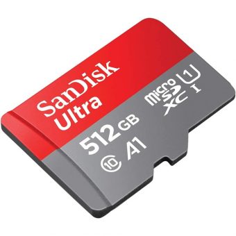 SanDisk Ultra MicroSDXC 512GB UHS-I U1 A1 + SD Adapter SDSQUAC-512G-GN6MA - Image 2
