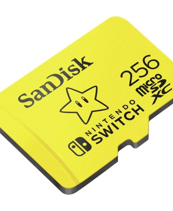 SanDisk MicroSDXC 256GB Memory Card For Nintendo Switch SDSQXAO-256G-GNCZN
