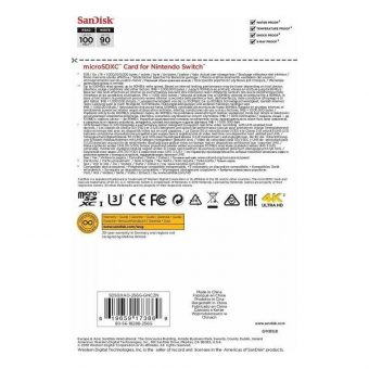 SanDisk MicroSDXC 256GB Memory Card For Nintendo Switch SDSQXAO-256G-GNCZN - Image 4