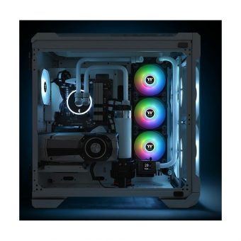 Thermaltake Pure Duo 14 140mm ARGB Sync Radiator Fan 2-Pack Black CL-F116-PL14SW-A - Image 6
