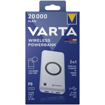 Varta Powerbank Wireless 20000mAh White 57909101111 - Image 4