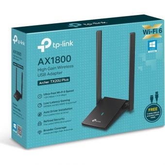 TP-Link AX1800 High Gain Wilreless Usb Adapter  Archer TX20U Plus - Image 6