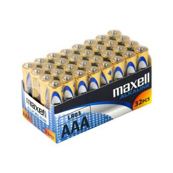 Maxell AAA/LR03 Alkaline battery 32pcs M49025
