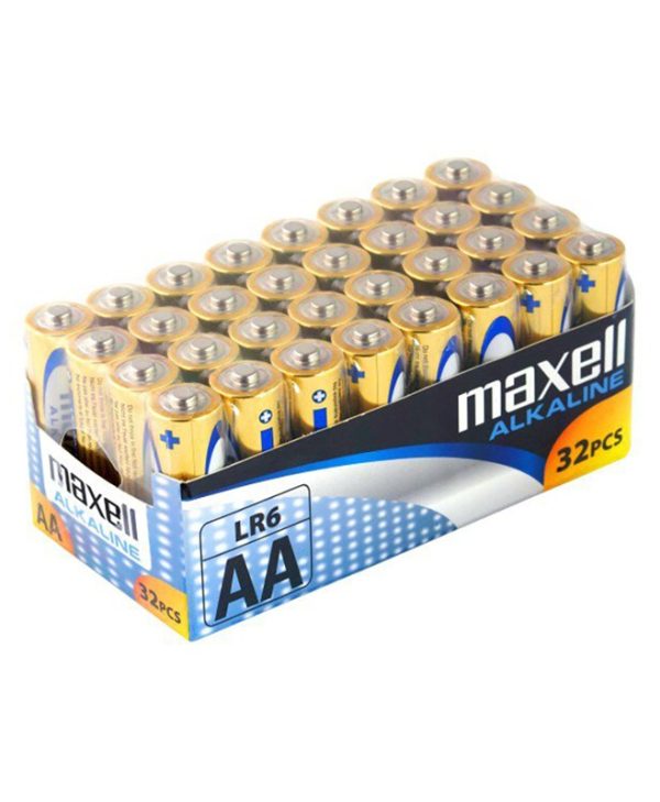 Maxell AA//LR6 Alkaline Battery 32Pcs M49025AA