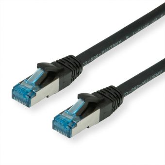 Value S/FTP Patch Cable Cat6a Class EA 1m Black 21.99.1961