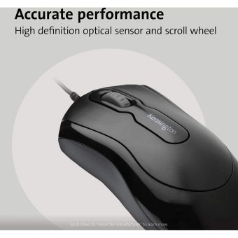 Kensington Wired Mouse-in-a-Box Black K72356EU - Image 3