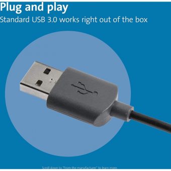 Kensington Wired Mouse-in-a-Box Black K72356EU - Image 5