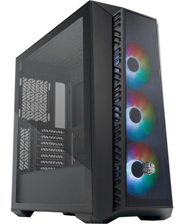 CoolerMaster MasterBox MB520 Mesh ARGB Midi Tower Tempered Glass Black MB520-KGNN-S00
