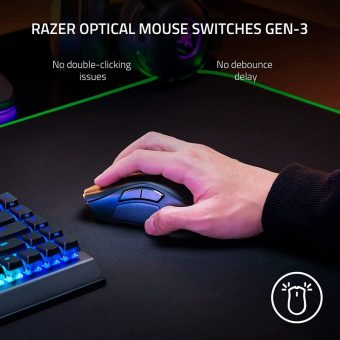 Razer Naga Pro V2 Wireless Gaming Mouse Black RZ01-04400100-R3G1 - Image 13