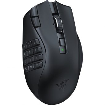Razer Naga V2 Hyperspeed Wireless Gaming Mouse Black RZ01-03600100-R3G1