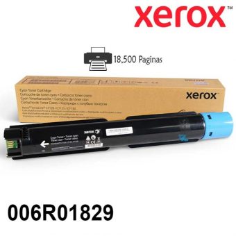 Xerox Toner Cartridge 18.5K Pgs Cyan 006R01829