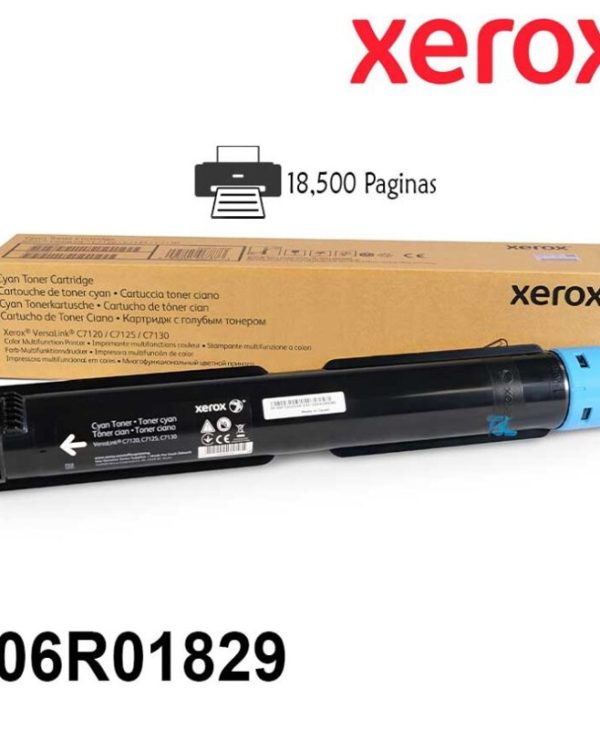 Xerox Toner Cartridge 18.5K Pgs Cyan 006R01829