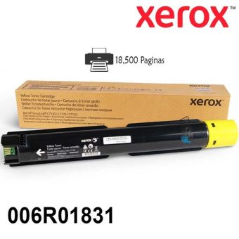 Xerox Toner Cartridge 18.5K Pgs Yellow 006R01831