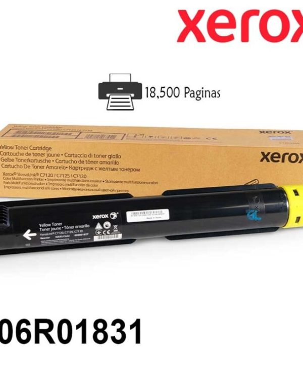Xerox Toner Cartridge 18.5K Pgs Yellow 006R01831
