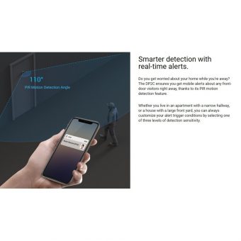Ezviz DP2C Smart Wire-free Peephole Doorbell CS-DP2C-A0-6E2WPFBS - Image 6