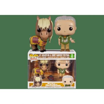 Funko Pop! Television: Parks and Recreation - Li'l Sebastian & Jerry Harvest Festival (Special Edition) Vinyl Figures 889698624718