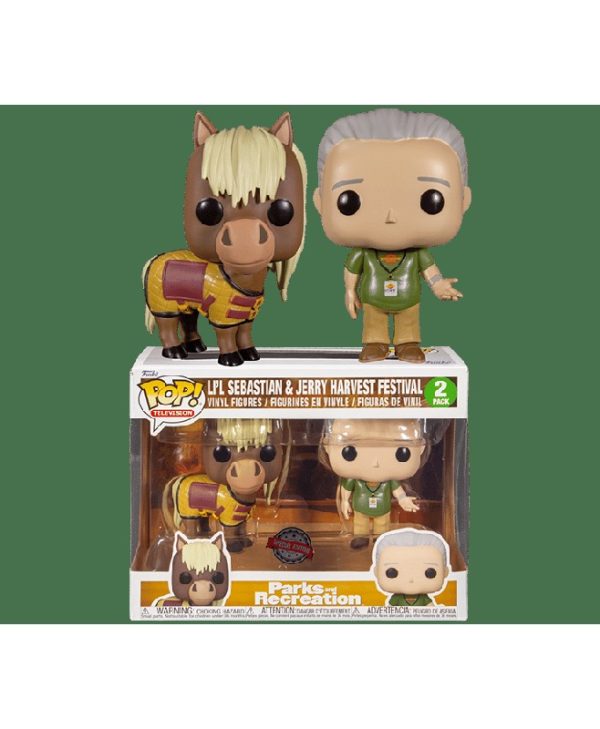 Funko Pop! Television: Parks and Recreation - Li'l Sebastian & Jerry Harvest Festival (Special Edition) Vinyl Figures 889698624718