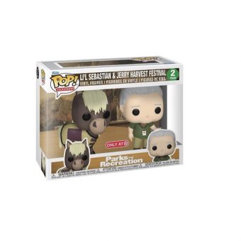 Funko Pop! Television: Parks and Recreation - Li'l Sebastian & Jerry Harvest Festival (Special Edition) Vinyl Figures 889698624718 - Image 2