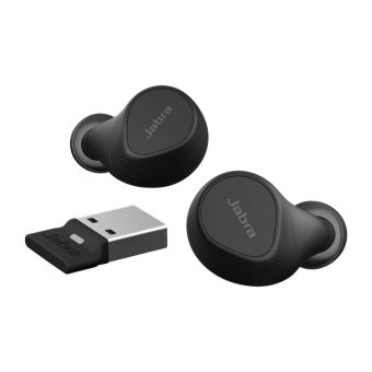 Jabra Evolve2 Buds UC USB-A Wireless Earbuds Black 20797-989-999 - Image 3