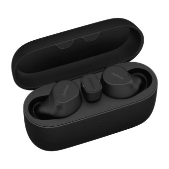 Jabra Evolve2 Buds UC USB-C Wireless Earbuds With Wireless Charging Pad Black 20797-989-889 - Image 3