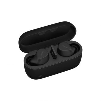 Jabra Evolve2 Buds MS USB-A Wireless Earbuds With Wireless Charging Pad Black 20797-999-989 - Image 2