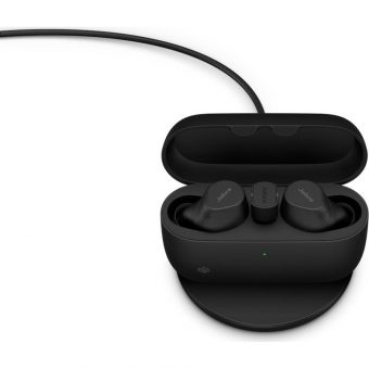 Jabra Evolve2 Buds MS USB-C Wireless Earbuds With Wireless Charging Pad Black 20797-999-889 - Image 7