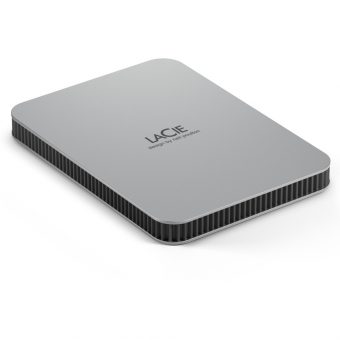 LaCie Mobile Drive V2 1TB USB-C 3.0 External HDD Moon Sliver STHG1000400 - Image 6