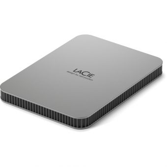 LaCie Mobile Drive V2 1TB USB-C 3.0 External HDD Moon Sliver STHG1000400 - Image 7