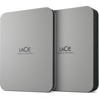 LaCie Mobile Drive V2 1TB USB-C 3.0 External HDD Moon Sliver STHG1000400 - Image 9