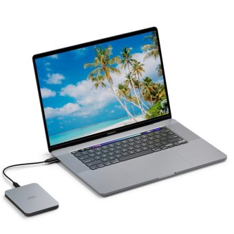 LaCie Mobile Drive V2 1TB USB-C 3.0 External HDD Moon Sliver STHG1000400 - Image 10