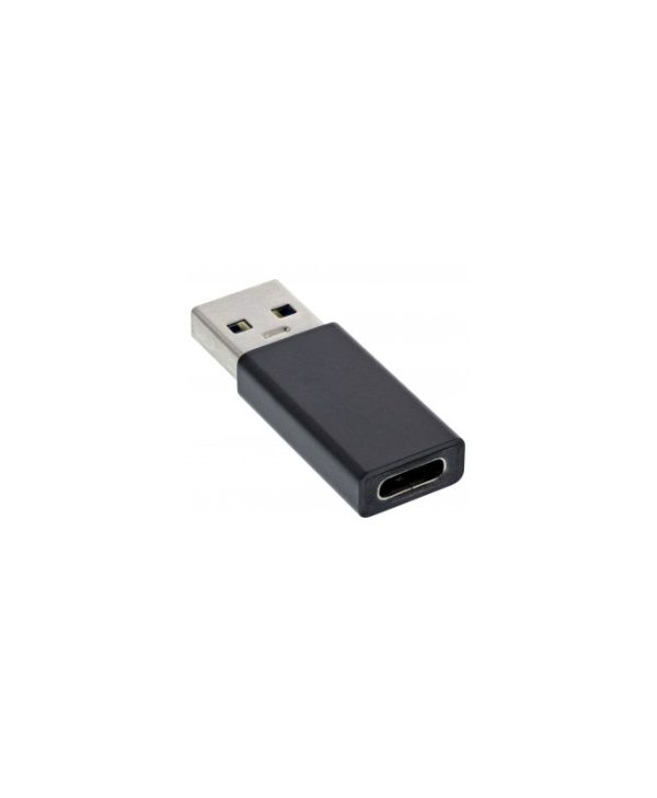 InLine Adapter USB 3.1 Type-A Male - USB 3.1 Type-C Female Black 35810