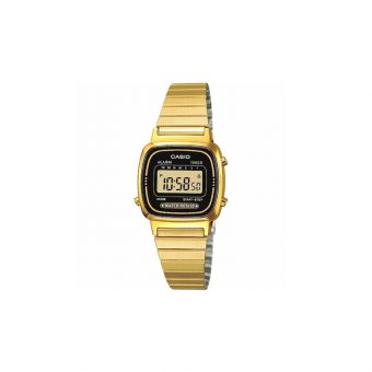 Casio Vintage Iconic Ψηφιακό Ρολόι Μπαταρίας με Μεταλλικό Μπρασελέ Χρυσαφί ITLA670WEGA-1EF