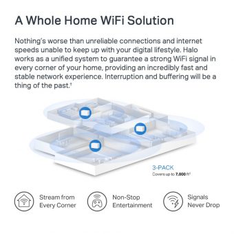 Mercusys AX3000 Whole Home Mesh WiFi 6 System Halo H80X(3-pack) - Image 7